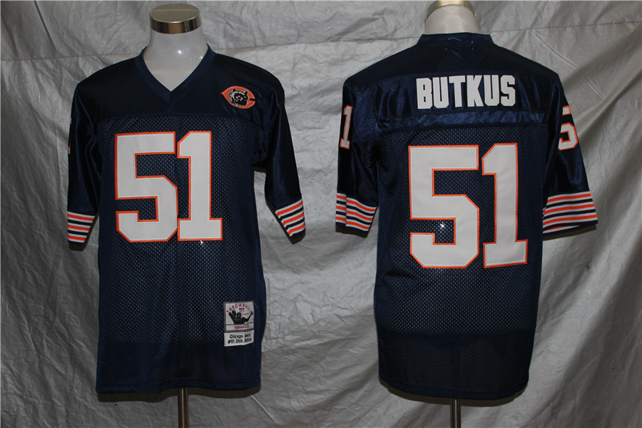 Men's Chicago Bears Dick Butkus Mitchell & Ness Navy Legacy Jersey